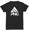 Womens Short Sleeve Stacked White Logo T-Shirt - Pinnacle Nutrition Group